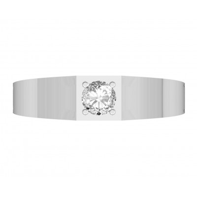 Solitaire Diamond Men's Engagement Ring